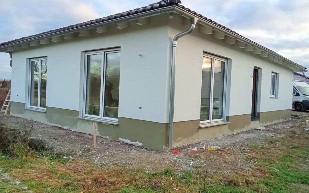 Modernes Einfamilienhaus im Hochbau mit Beteiligung.