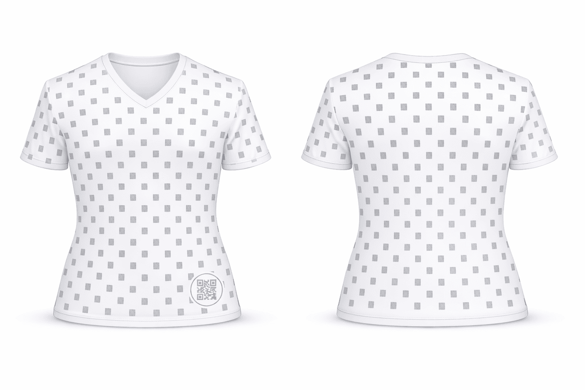 Damen T- Shirt mit integrierter Visitenkarte mini