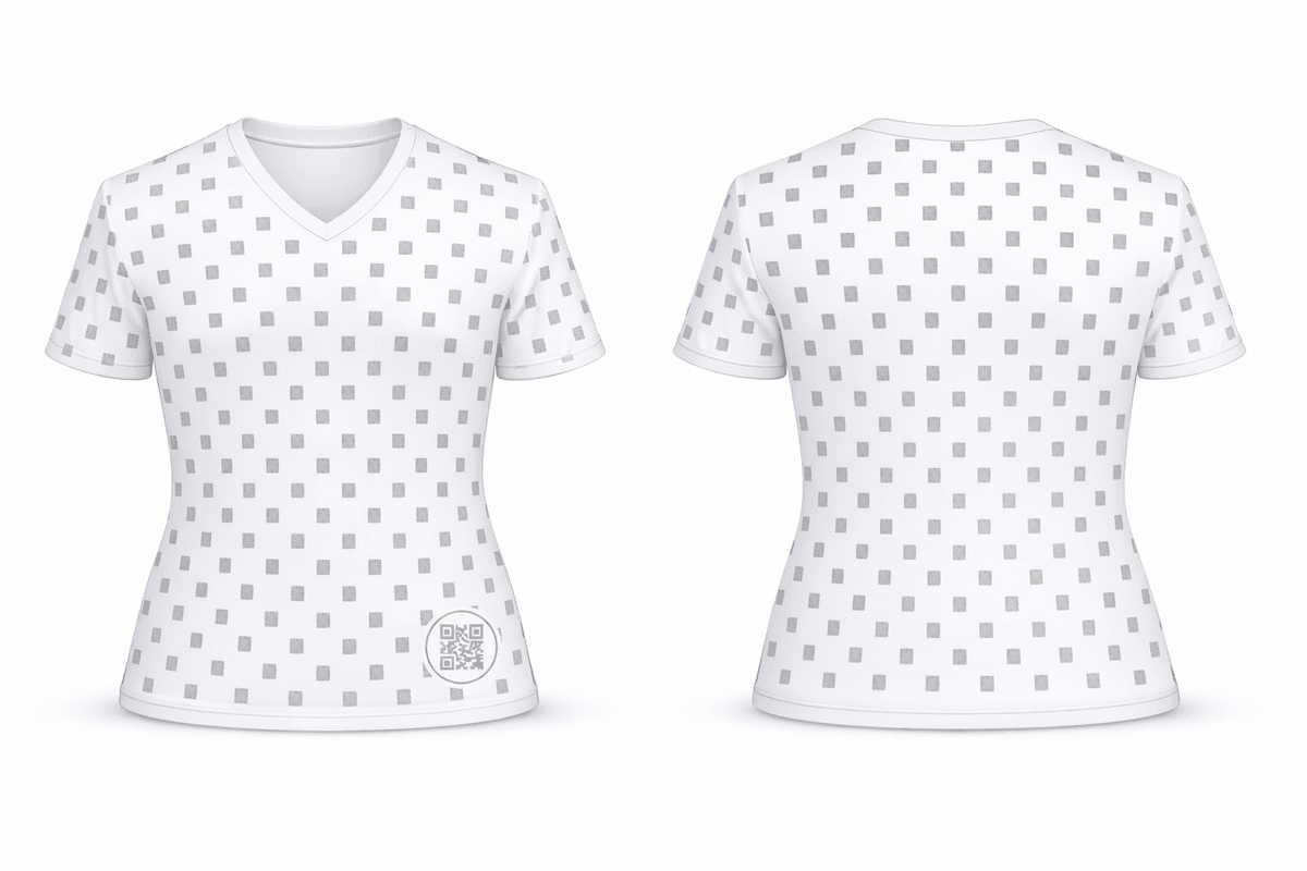 Damen T- Shirt mit integrierter Visitenkarte mini – Bild 2