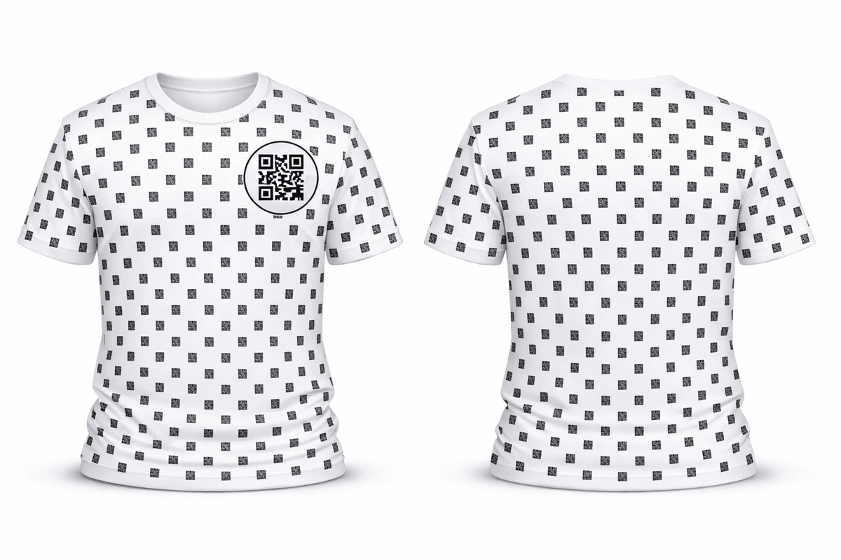 Herren T- Shirt mit integrierter Visitenkarte mini