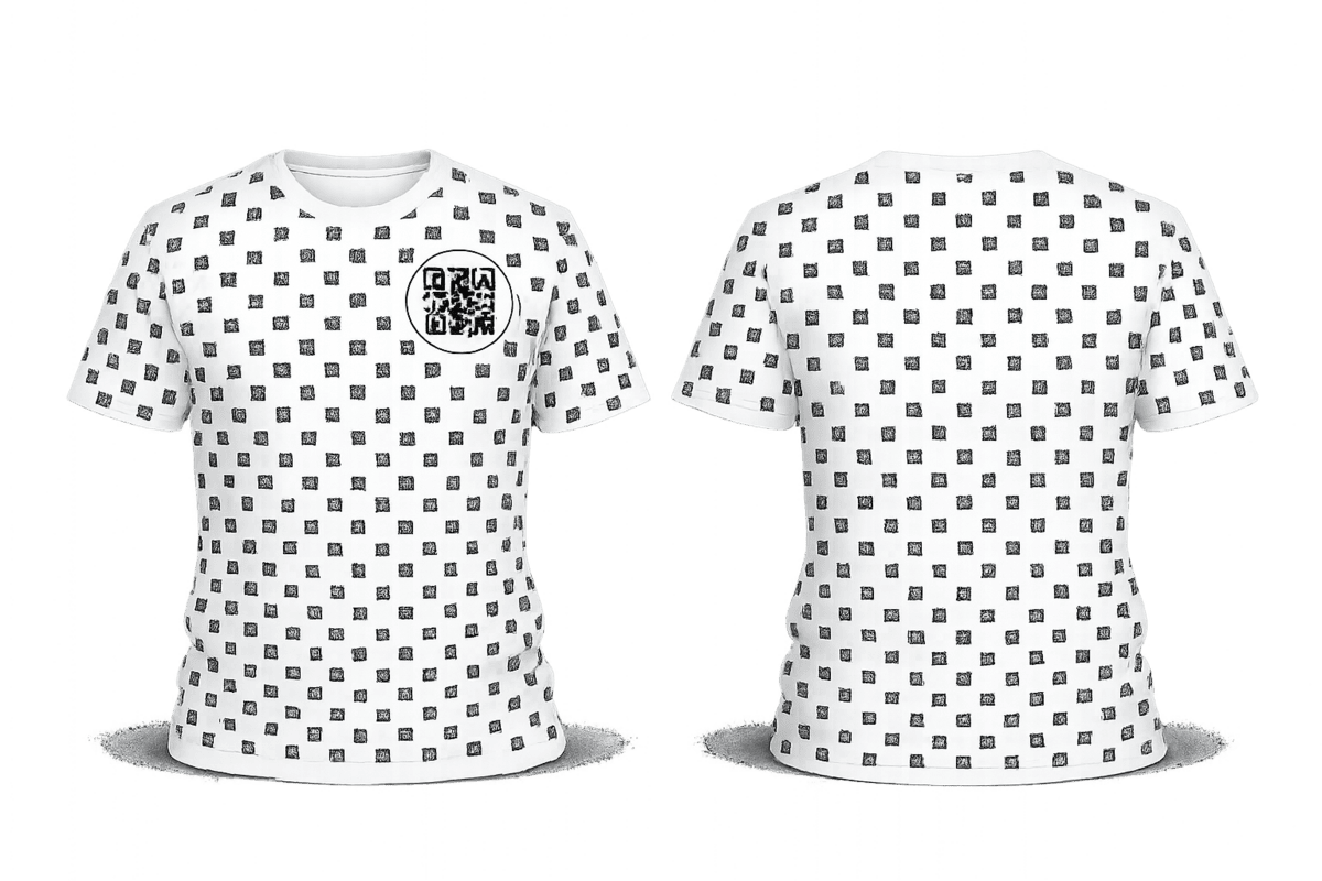 Herren T- Shirt mit integrierter Visitenkarte mini – Bild 3